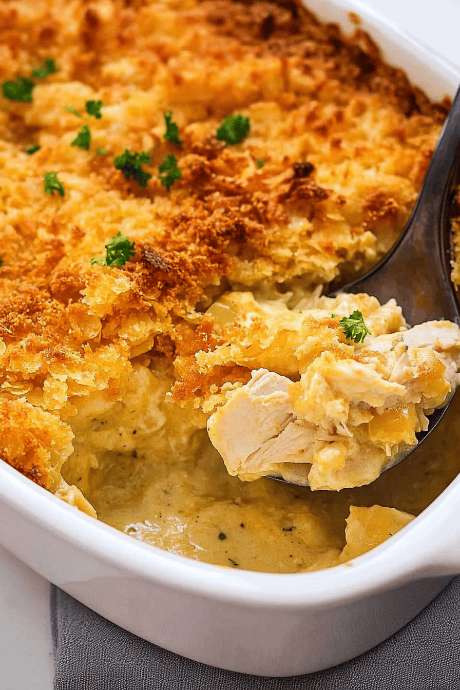 Easy Ritzy Chicken Casserole Recipe