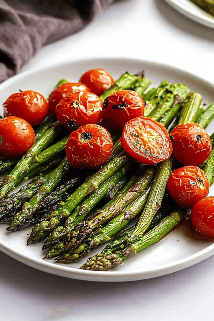 Easy Roasted Asparagus and Tomatoes Recipe