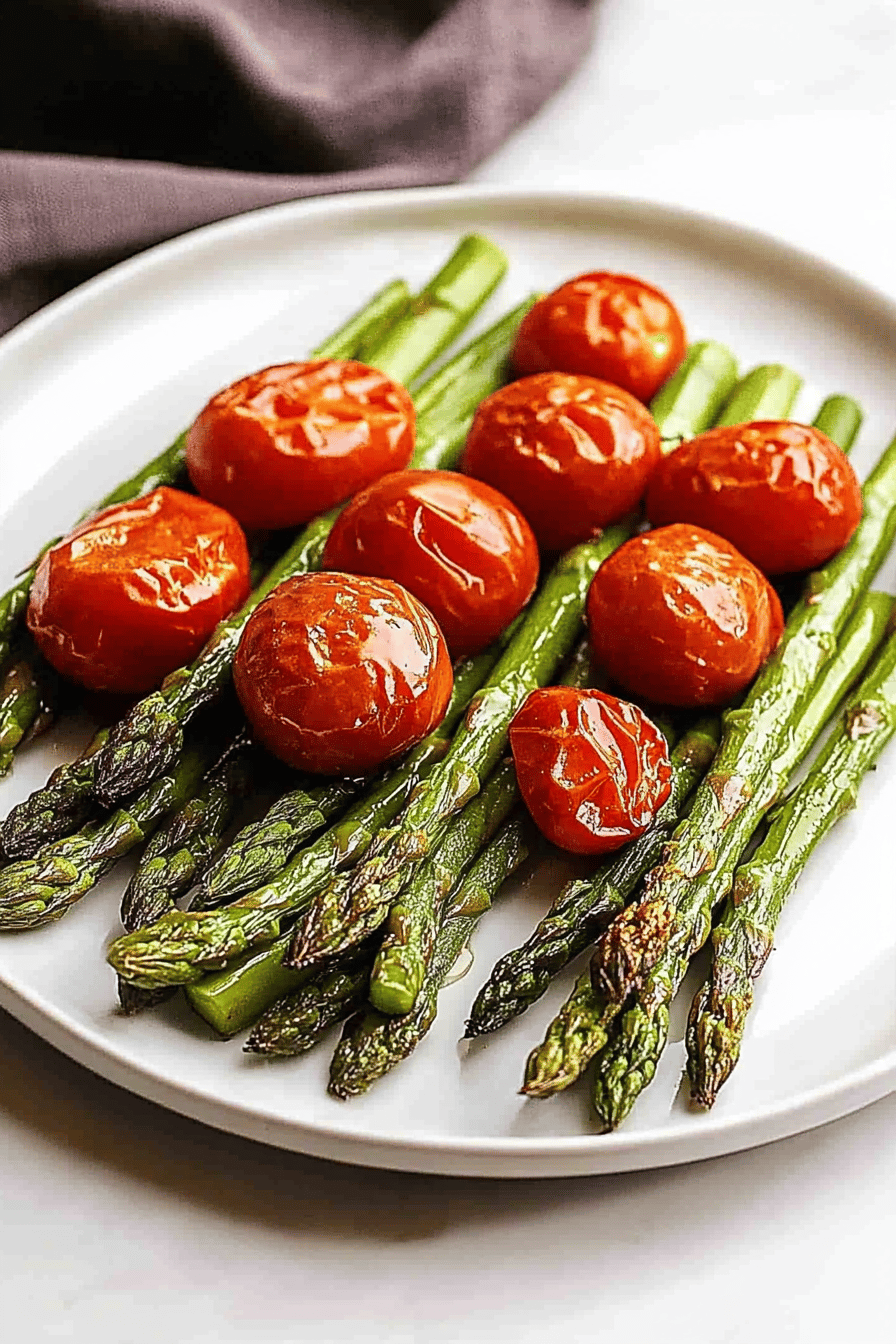 Easy Roasted Asparagus and Tomatoes Recipe ingredients