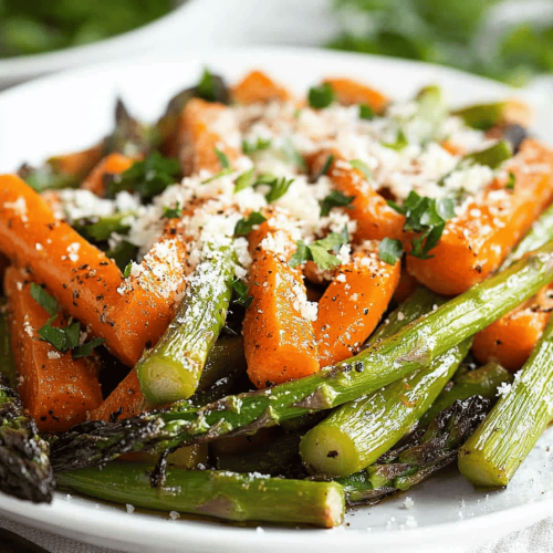 Easy Roasted Carrots and Asparagus Recipe
