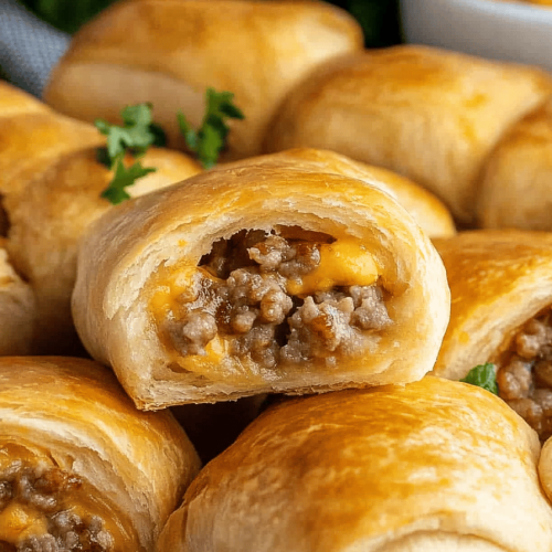 Easy Sausage Cream Cheese Crescent Rolls
