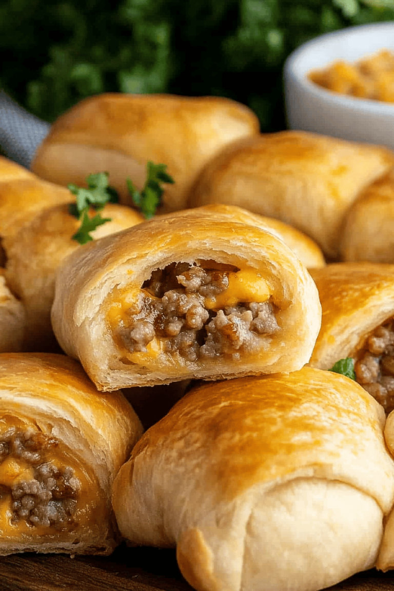 Easy Sausage Cream Cheese Crescent Rolls
