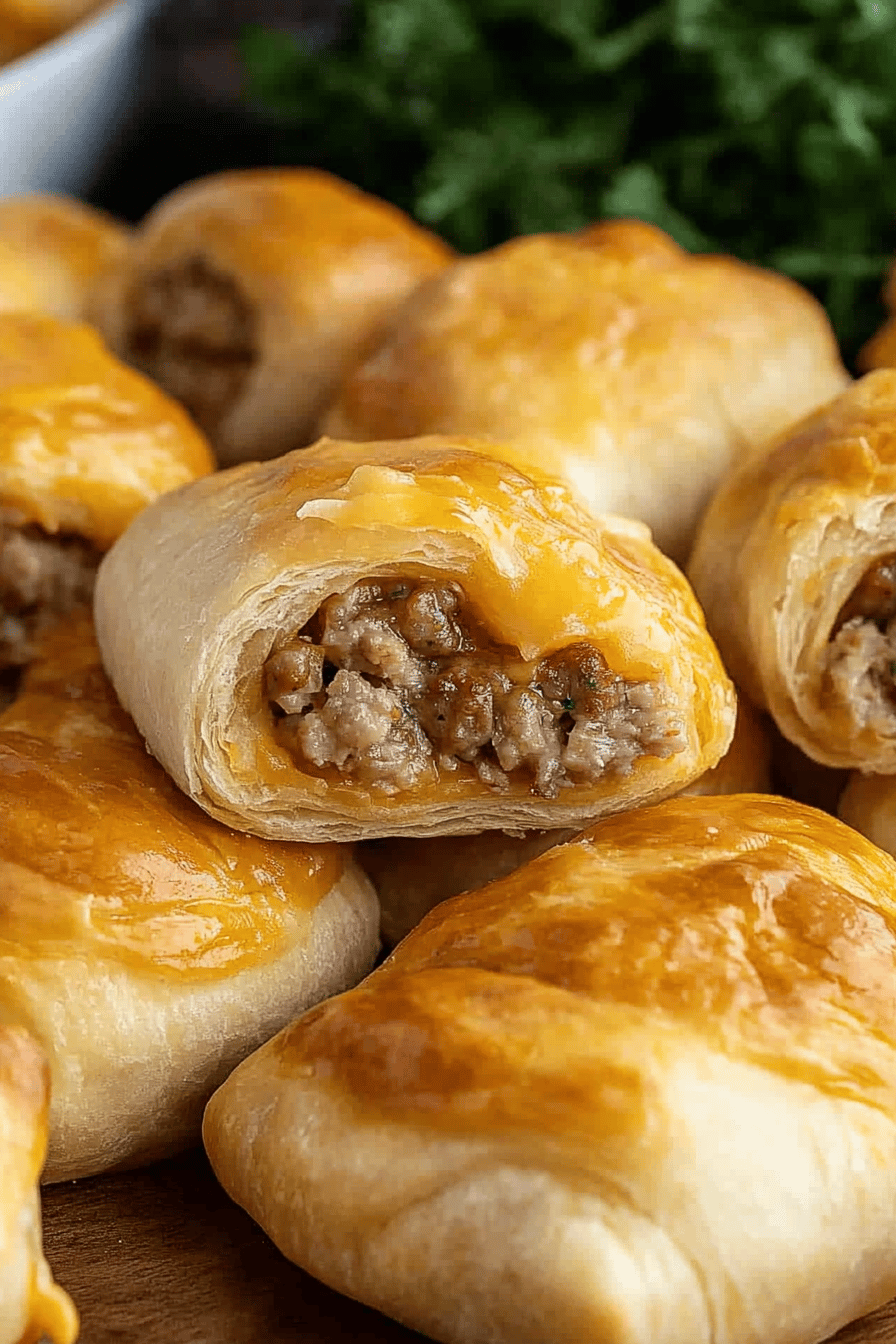 Easy Sausage Cream Cheese Crescent Rolls ingredients