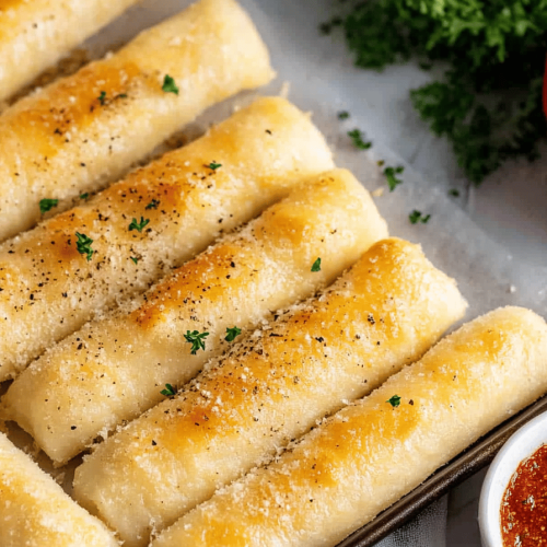 Easy Sheet Pan Breadsticks Recipe