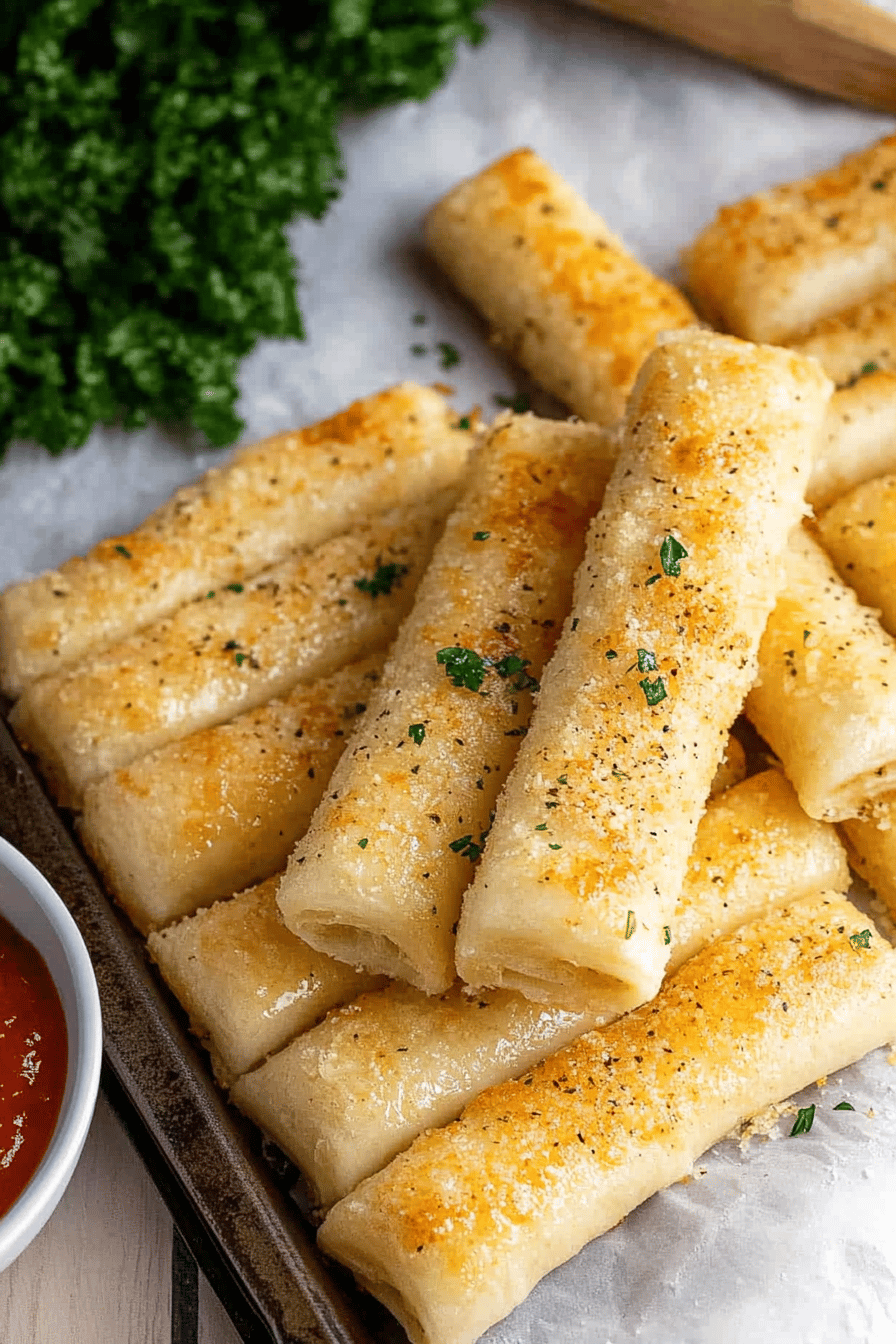 Easy Sheet Pan Breadsticks Recipe ingredients