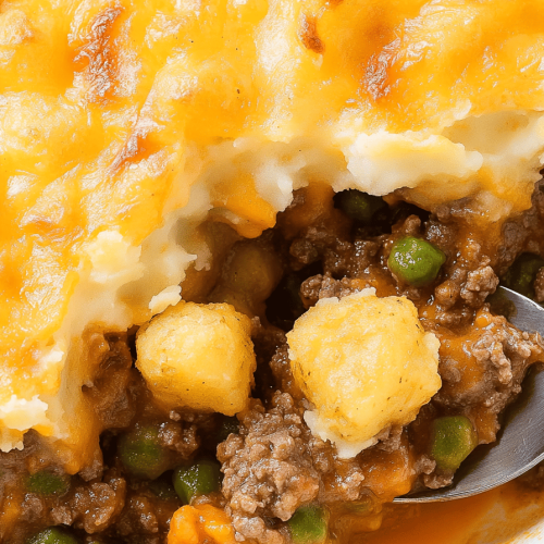 Easy Shepherd's Pie Tater Tot Casserole Recipe