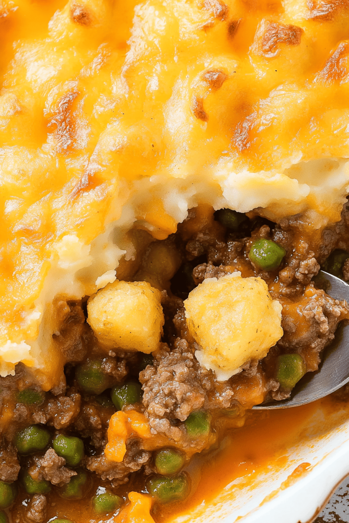 Easy Shepherd's Pie Tater Tot Casserole Recipe