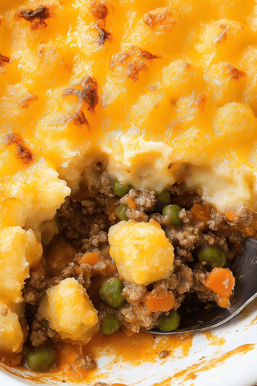 Easy Shepherd's Pie Tater Tot Casserole Recipe ingredients