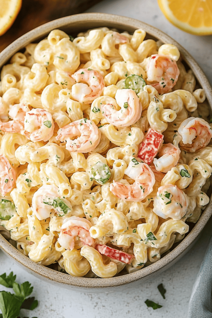 Easy Shrimp Macaroni Salad Recipe