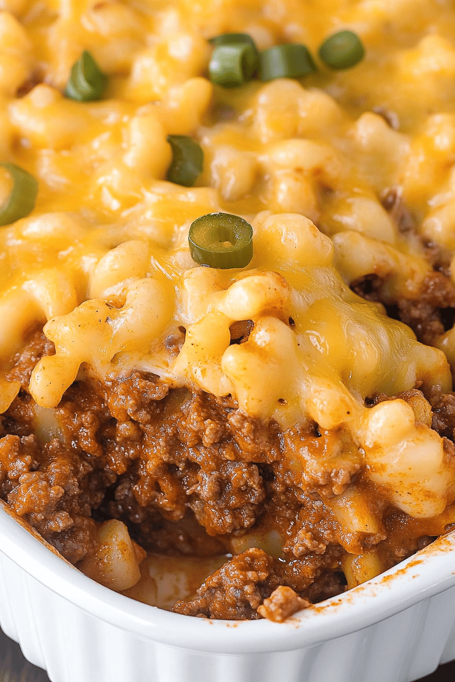 Easy Sloppy Joe Casserole Recipe Final Dish Presentation
