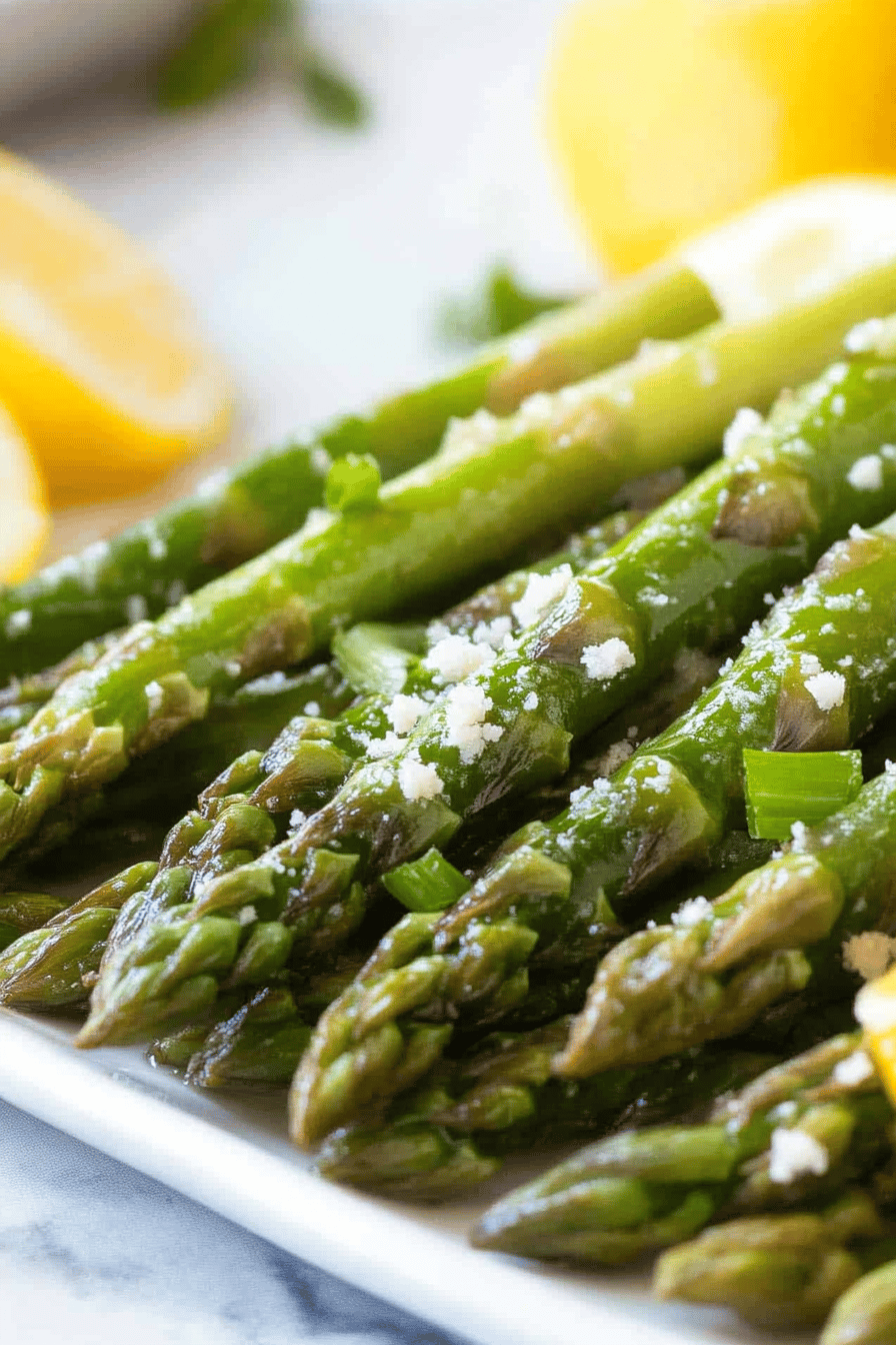 Easy Slow Cooker Asparagus Recipe ingredients