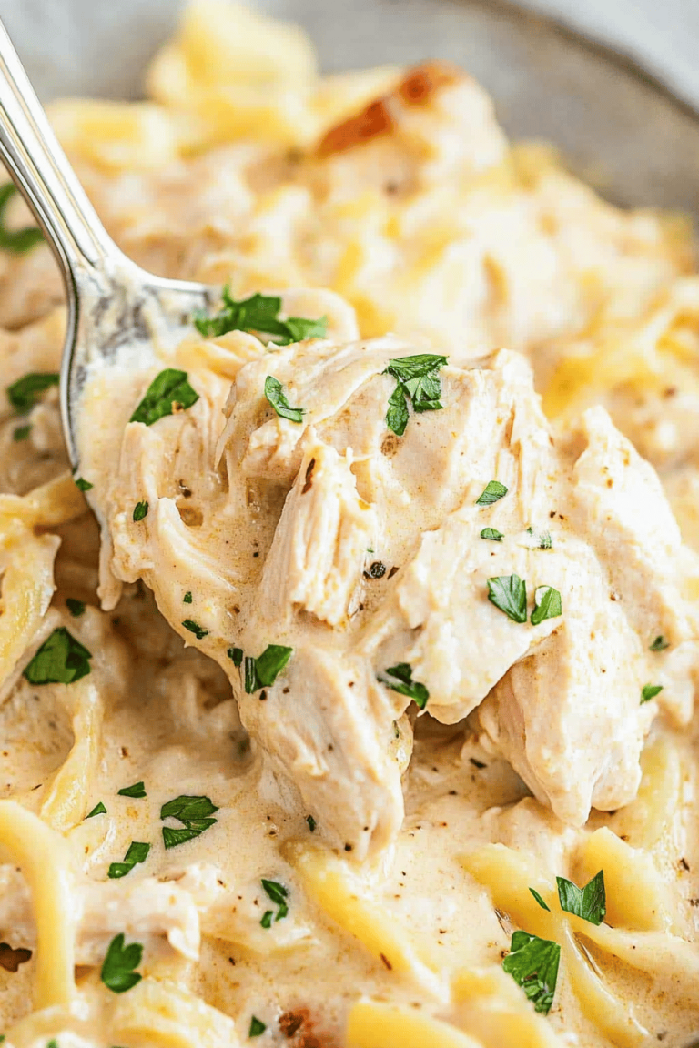 Easy Slow Cooker Creamy Italian Chicken