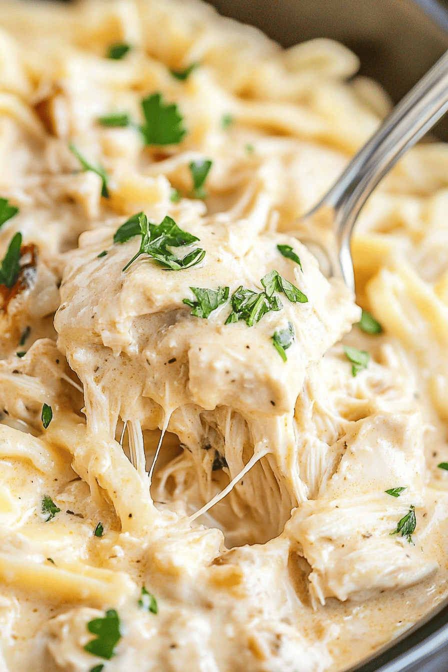 Easy Slow Cooker Creamy Italian Chicken ingredients