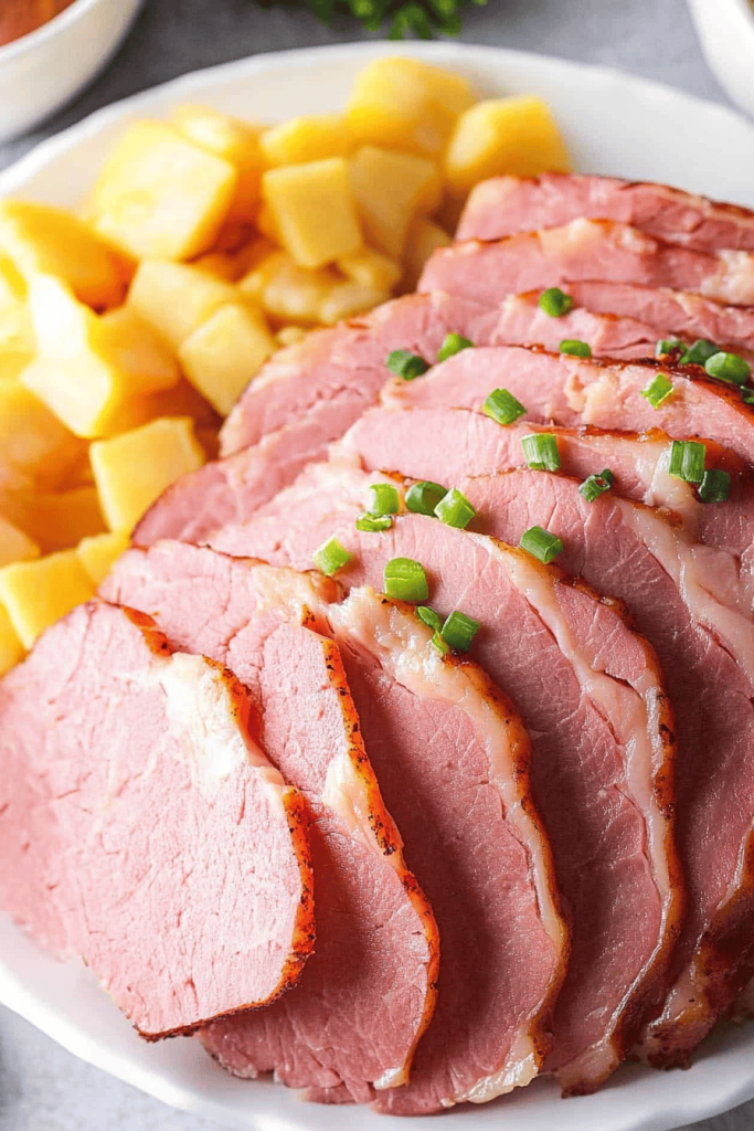 Easy Slow Cooker Ham Recipe