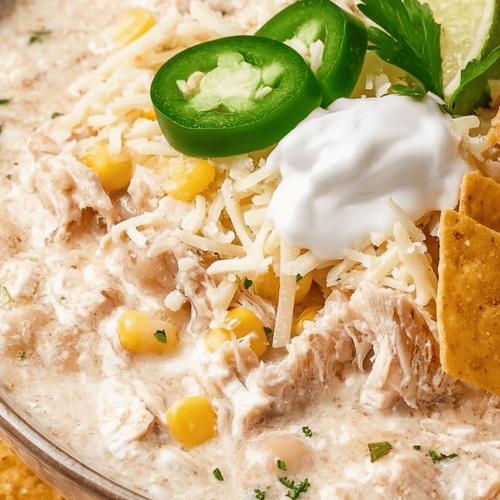 Easy Slow Cooker White Chicken Chili Recipe