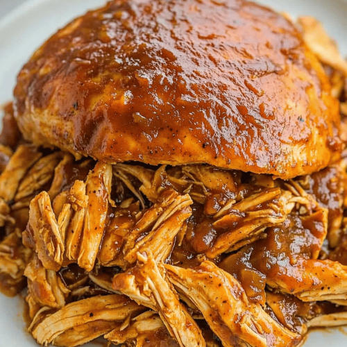 Easy Slow Cooker Zesty BBQ Chicken Recipe
