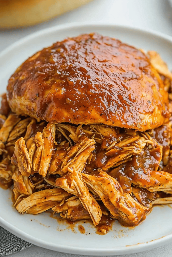 Easy Slow Cooker Zesty BBQ Chicken Recipe
