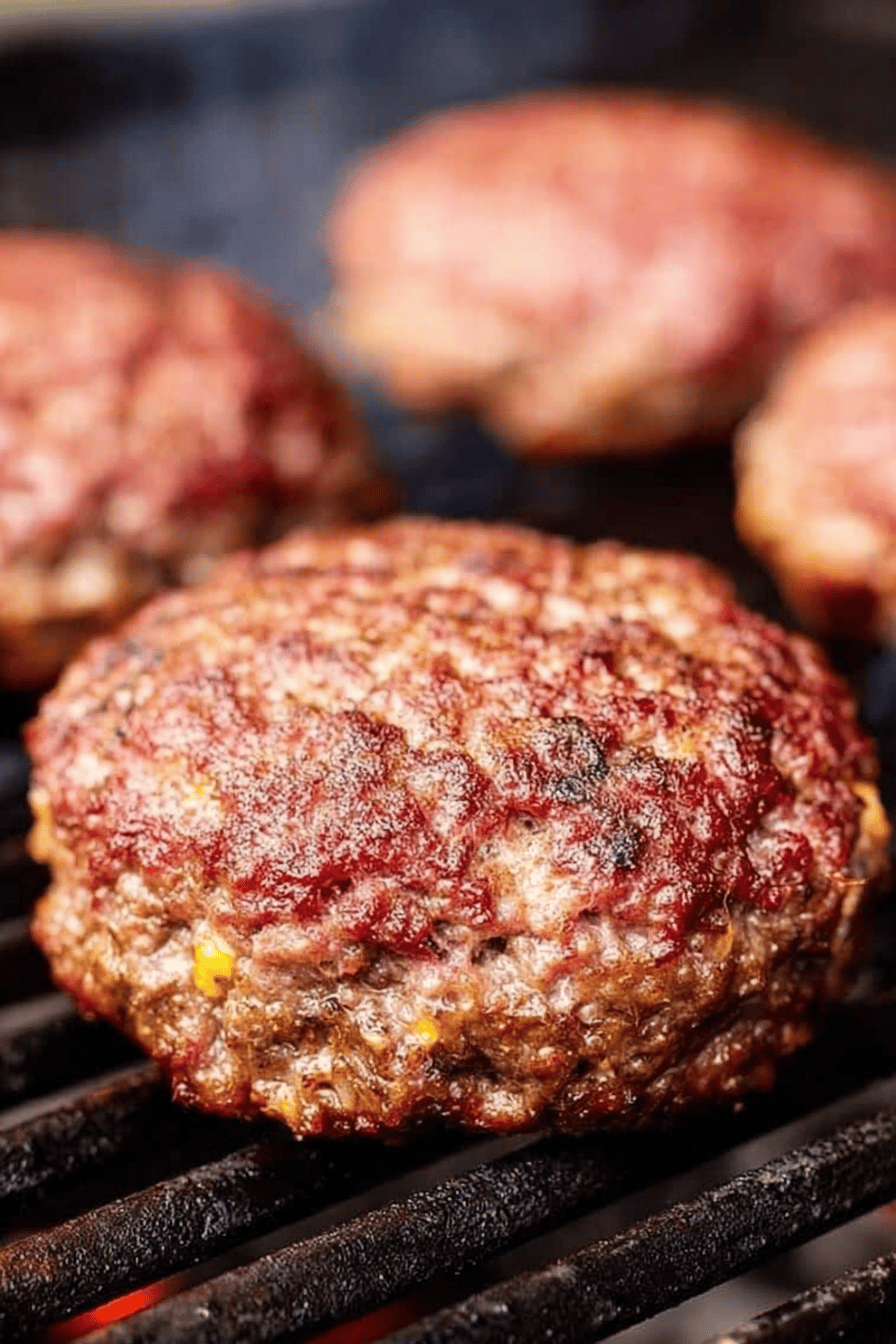 Easy Smoked Hamburgers Recipe Final Dish Presentation