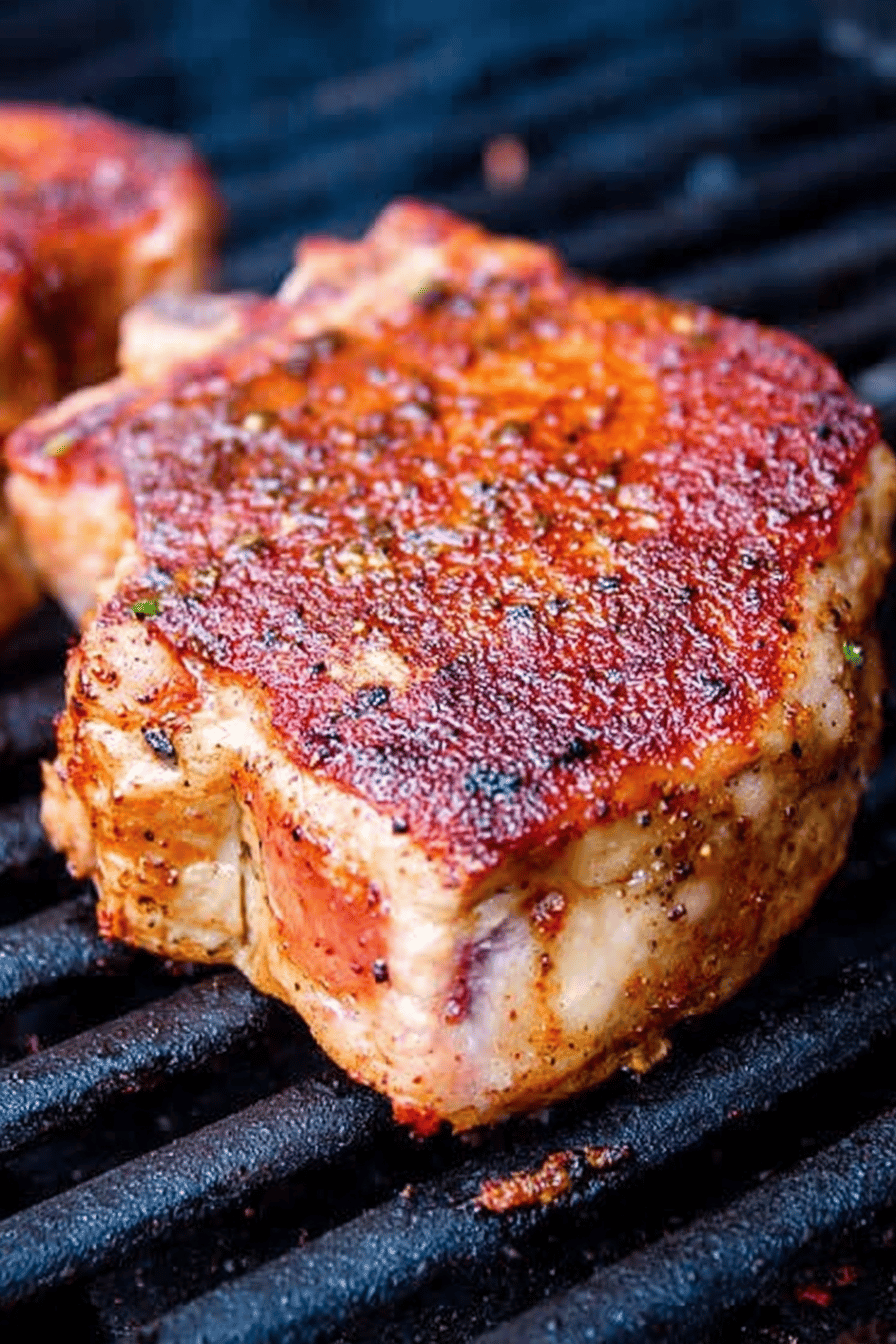 Easy Smoked Pork Chops Recipe Final Dish Presentation