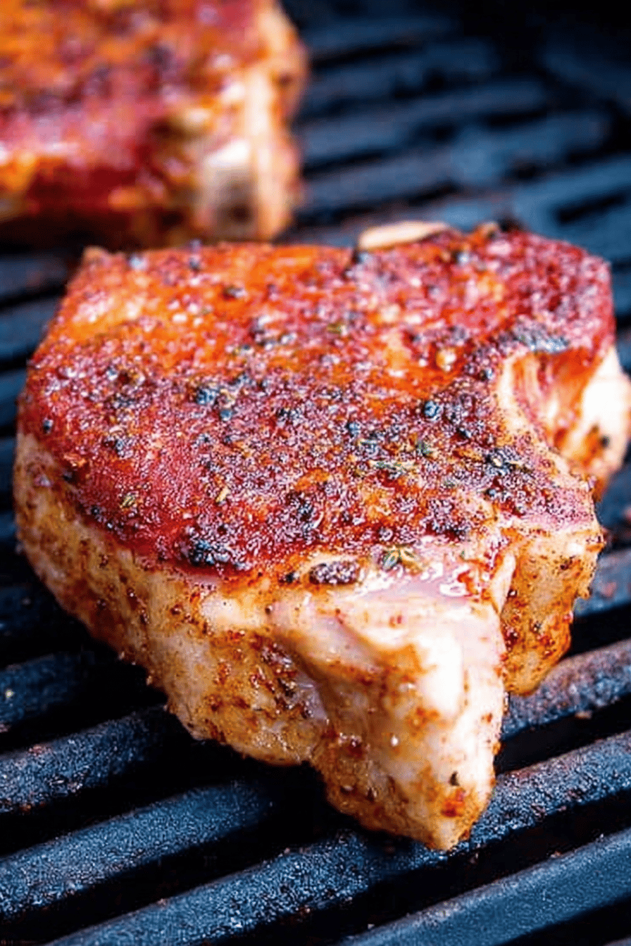 Easy Smoked Pork Chops Recipe Final Dish Presentation
