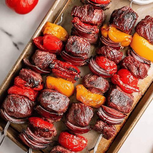 Easy Smoked Steak Kabobs