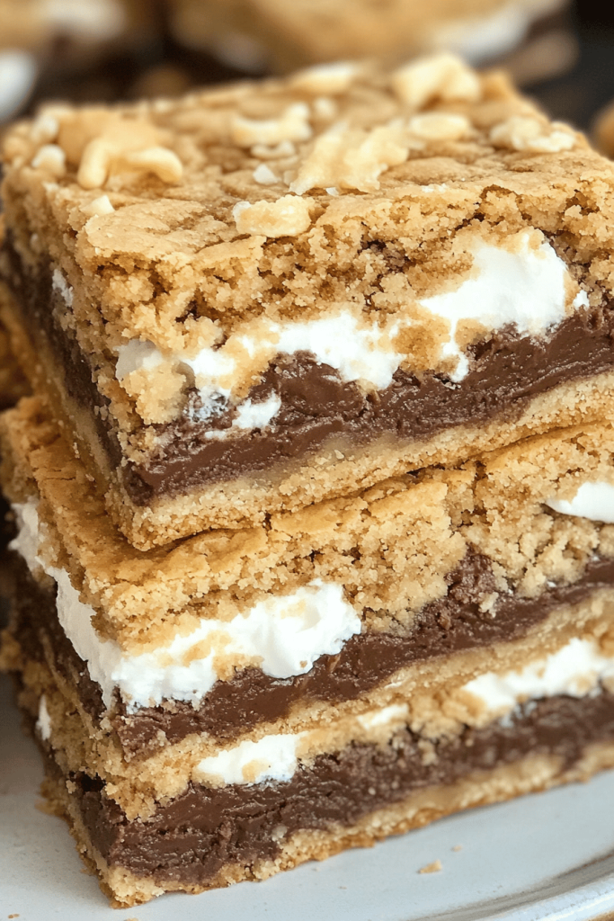 Easy S'mores Cookie Bars Recipe