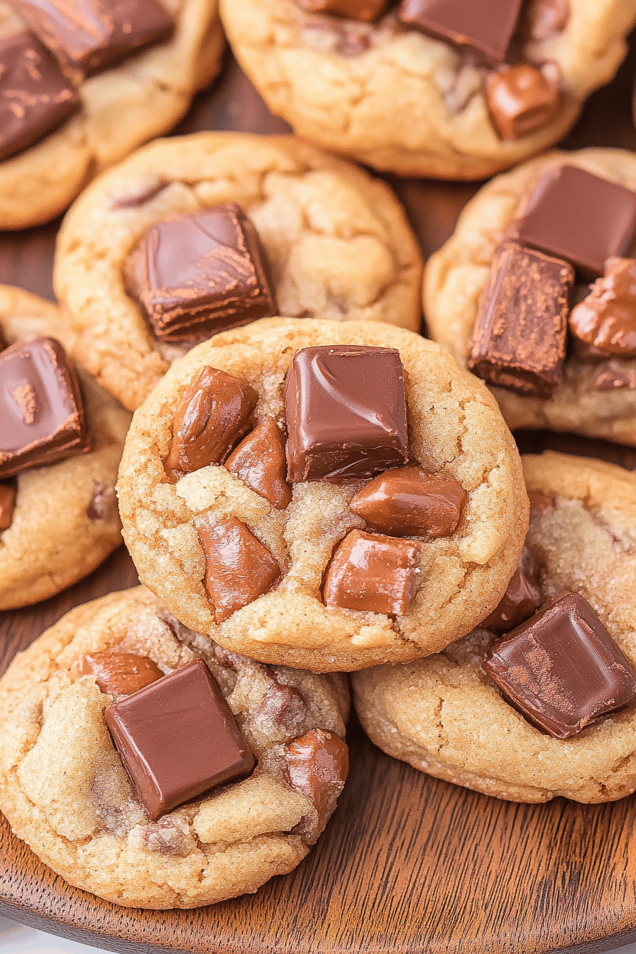 Easy Snickers Cookies Recipe Final Dish Presentation