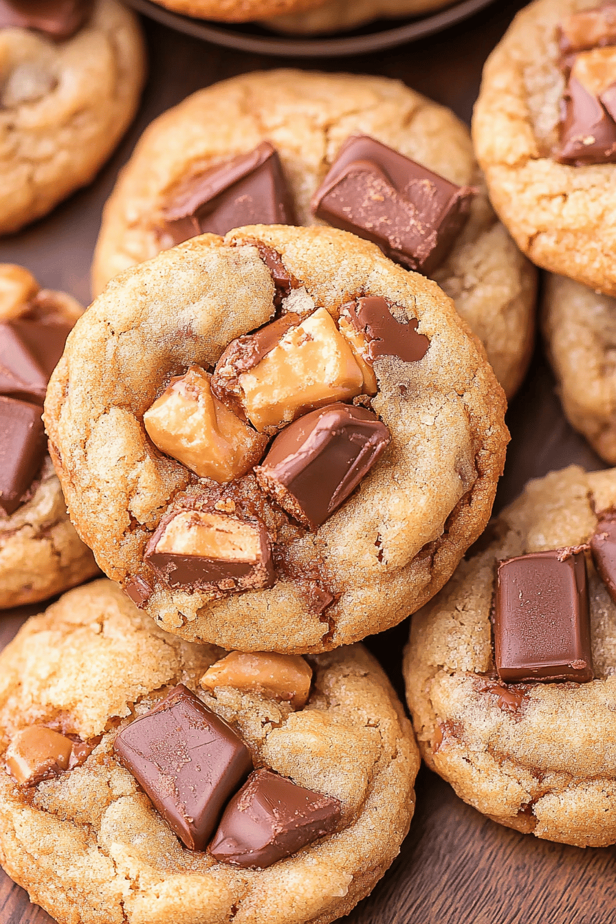 Easy Snickers Cookies Recipe ingredients