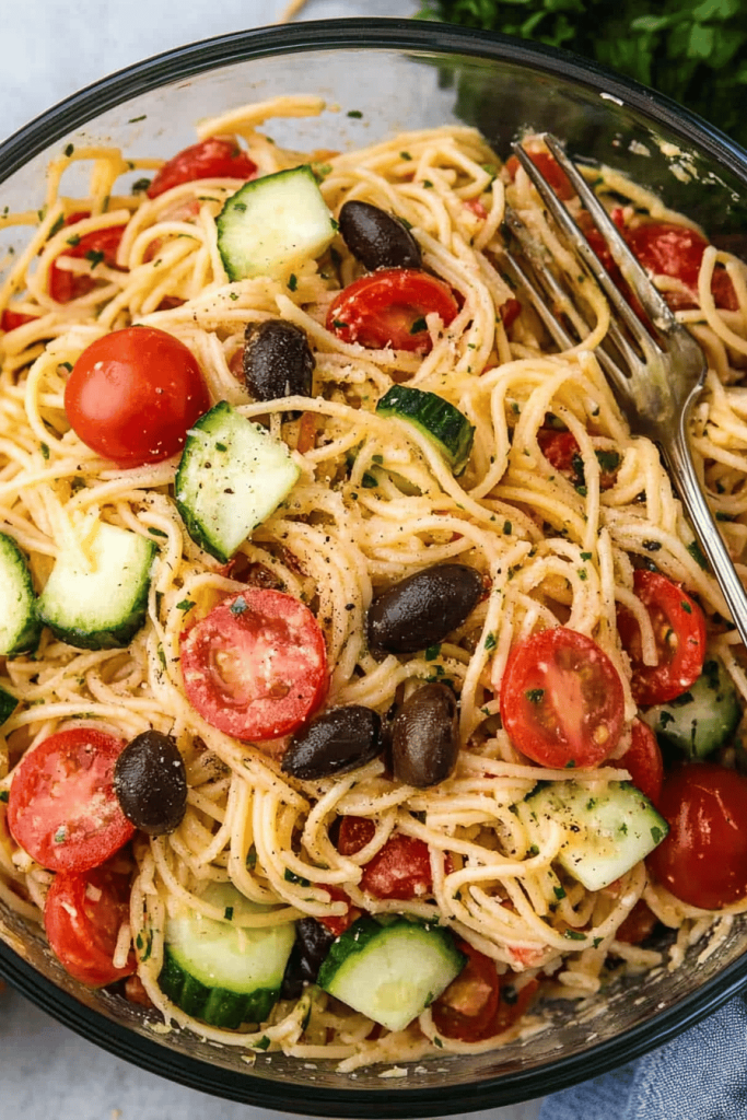Easy Spaghetti Salad Recipe