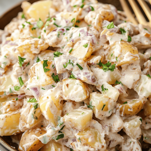 Easy Steakhouse Potato Salad Recipe