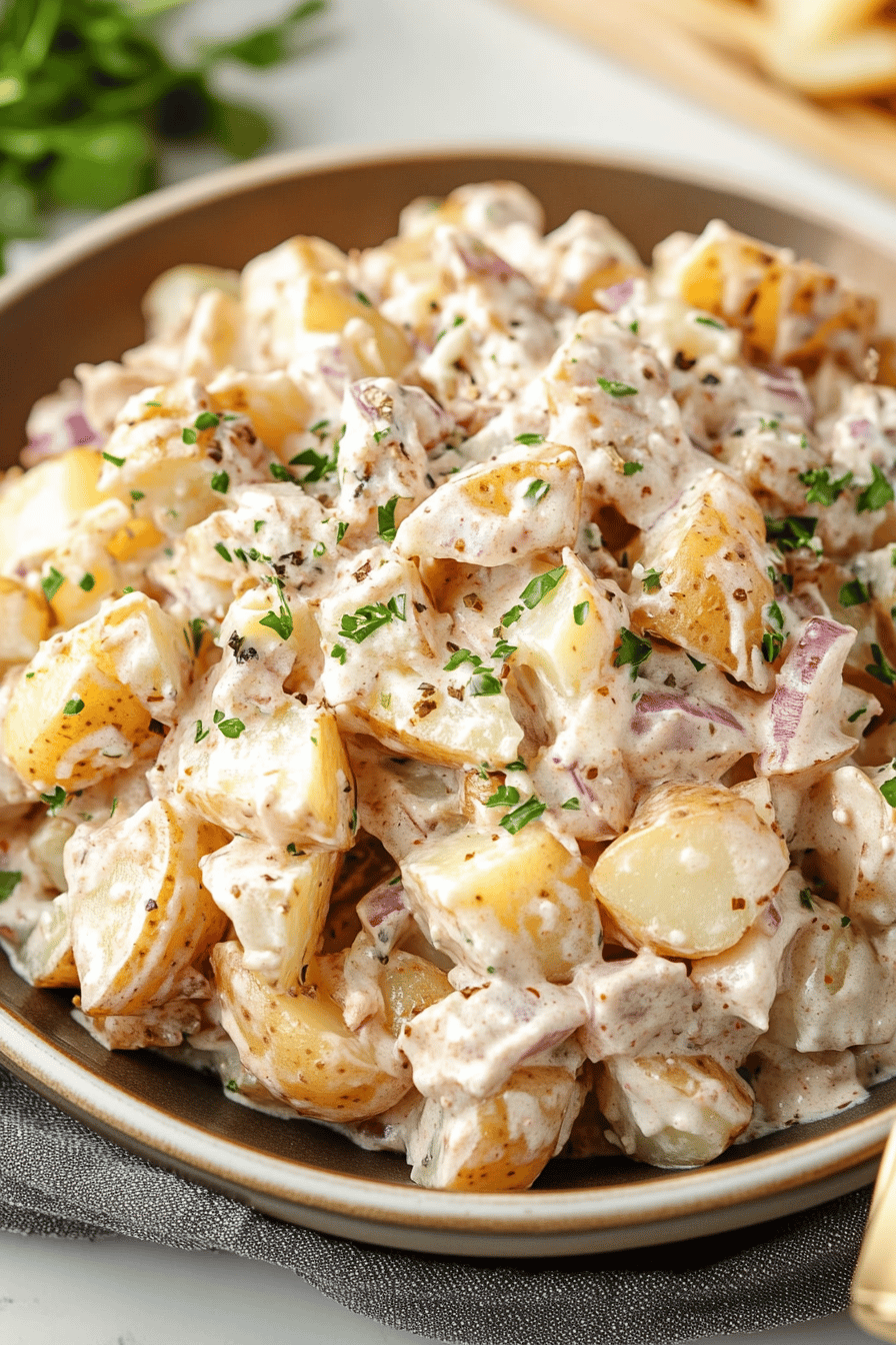 Easy Steakhouse Potato Salad Recipe ingredients