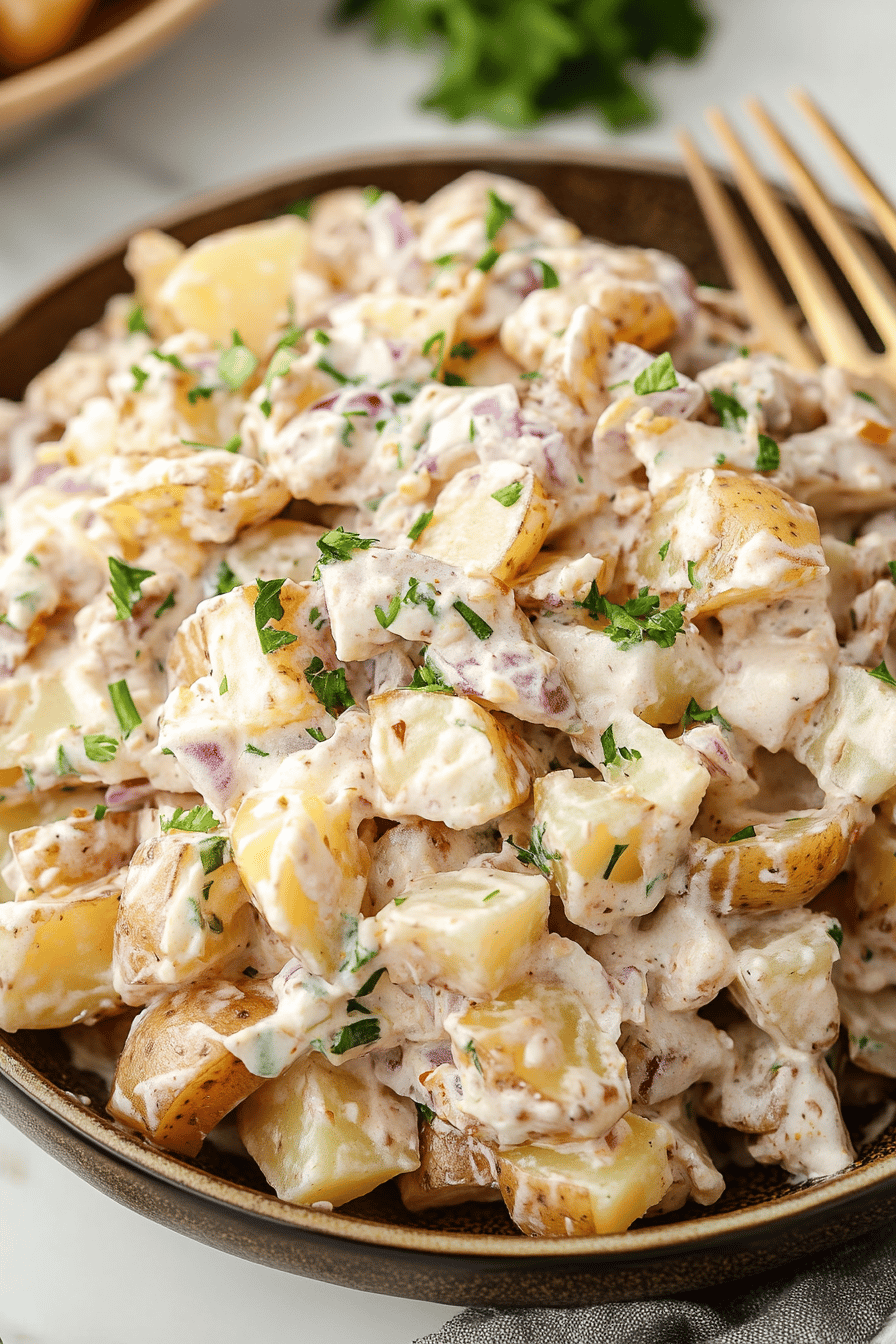 Easy Steakhouse Potato Salad Recipe