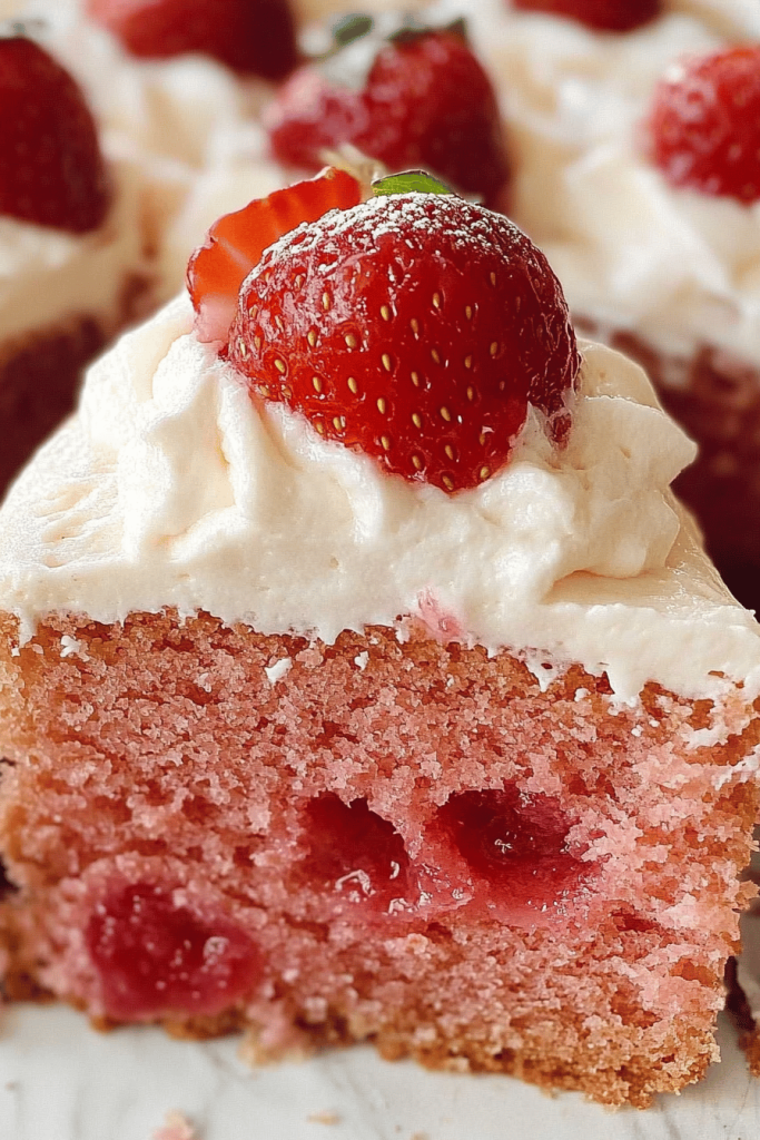 Easy Strawberry Cake Recipe