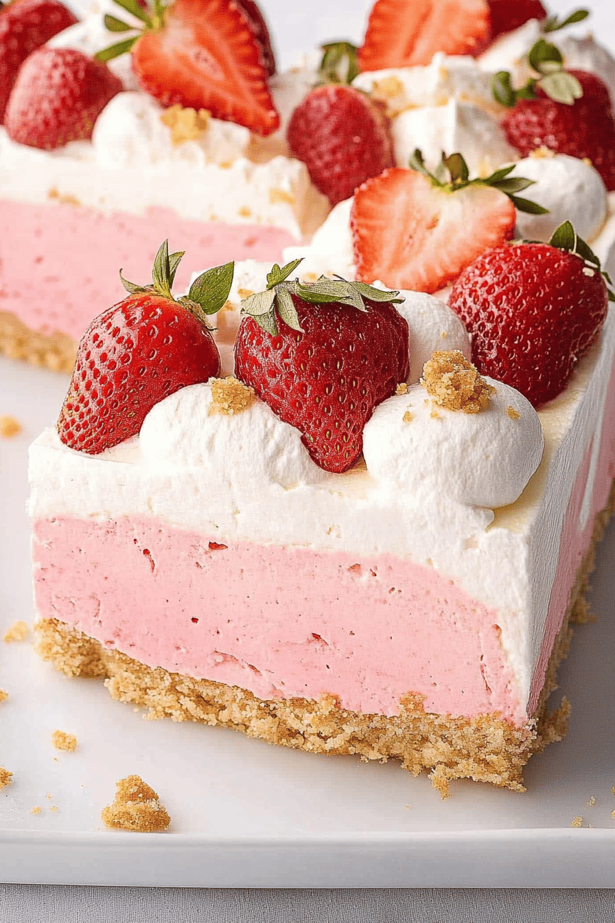 Easy Strawberry Cheesecake Lush Recipe ingredients