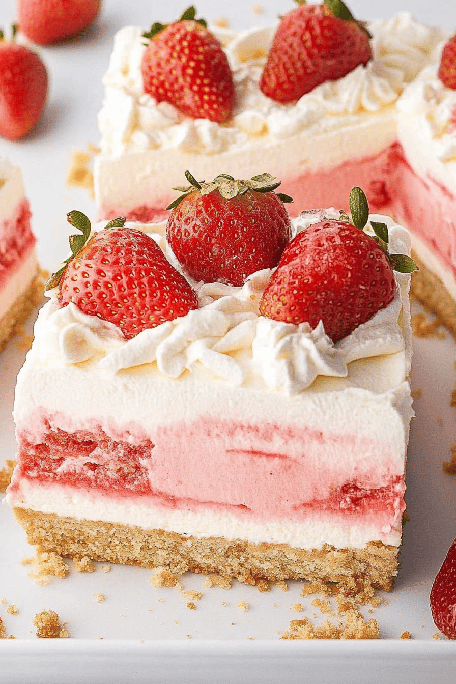 Easy Strawberry Cheesecake Lush Recipe