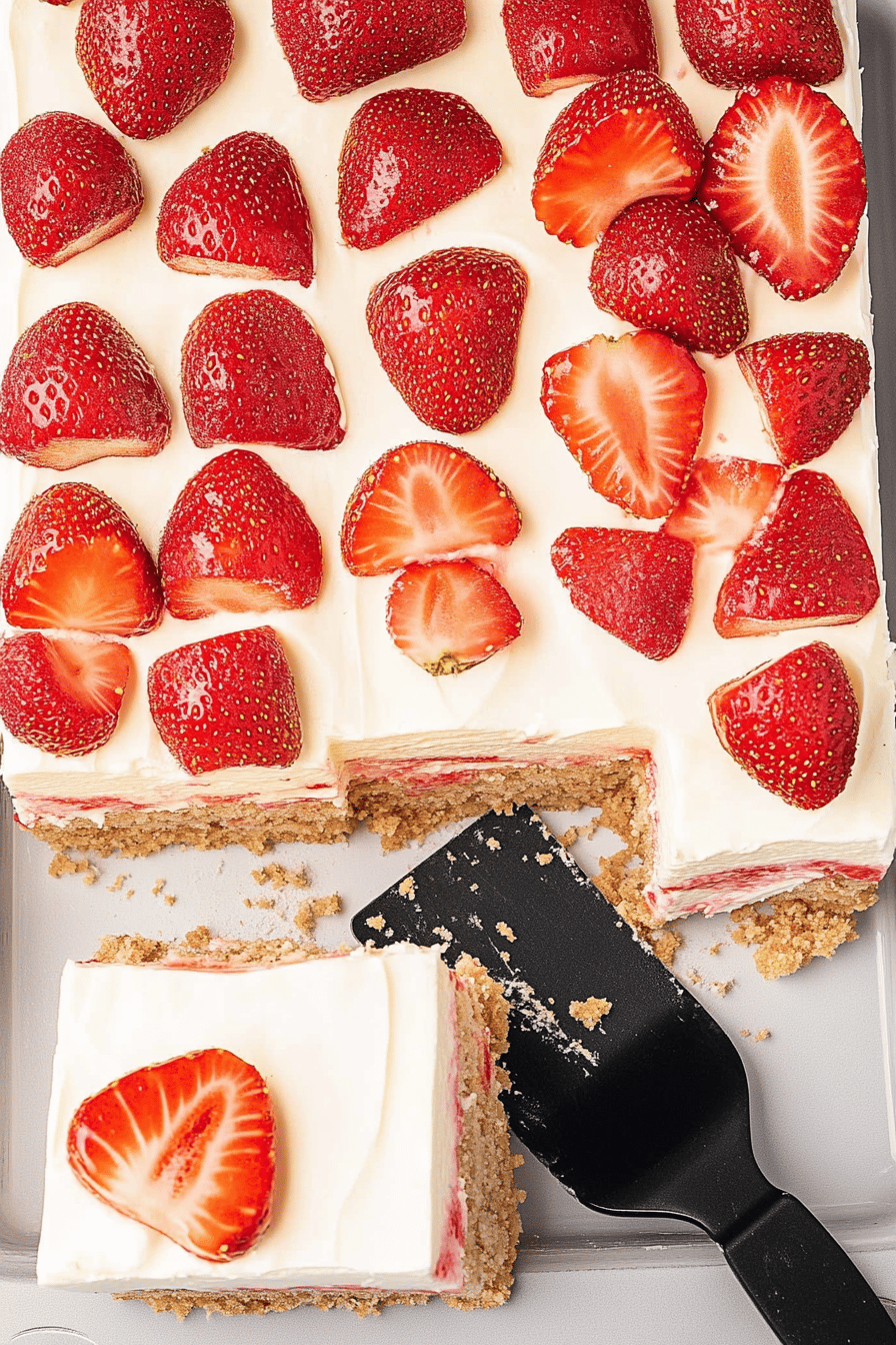 Easy Strawberry Icebox Cake Recipe Final Dish Presentation