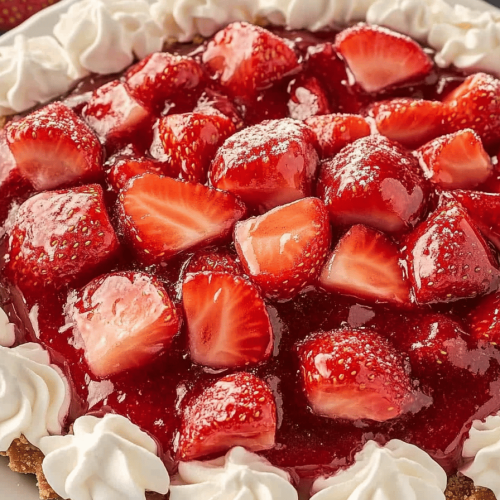 Easy Strawberry Jello Pie Recipe