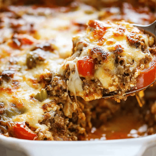 Easy Stuffed Bell Pepper Casserole Recipe