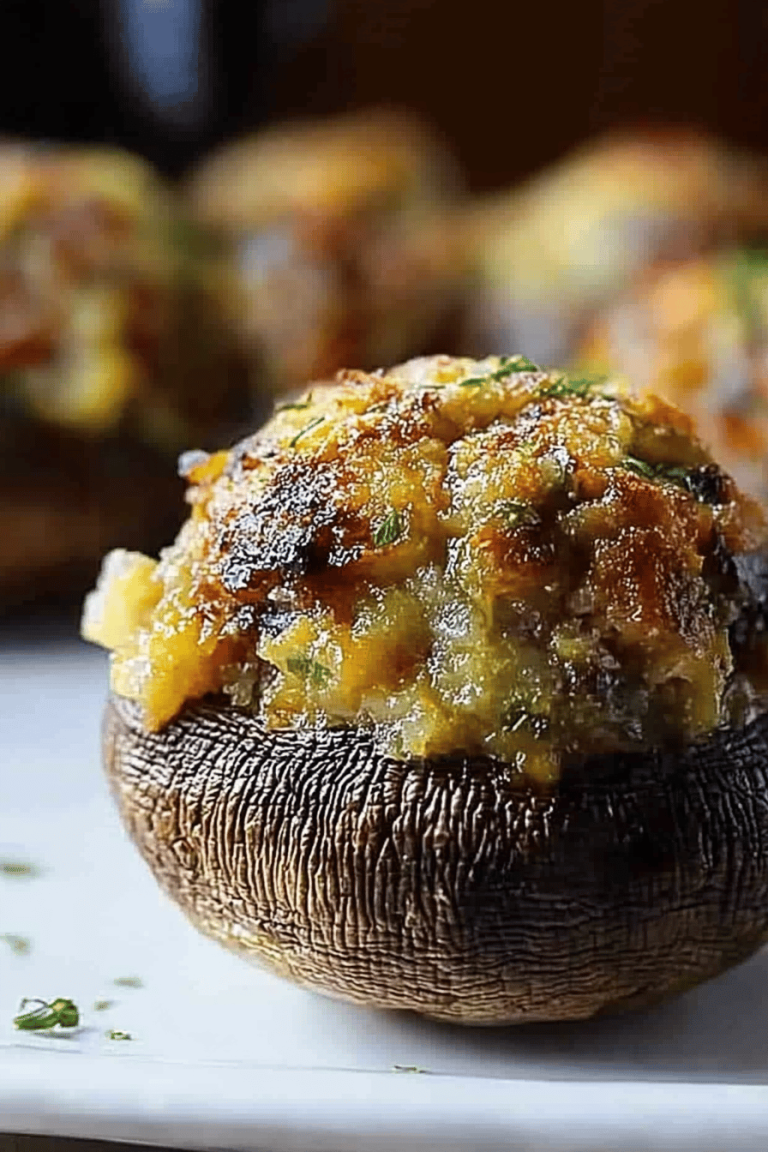Easy Stuffed Mushrooms Recipe