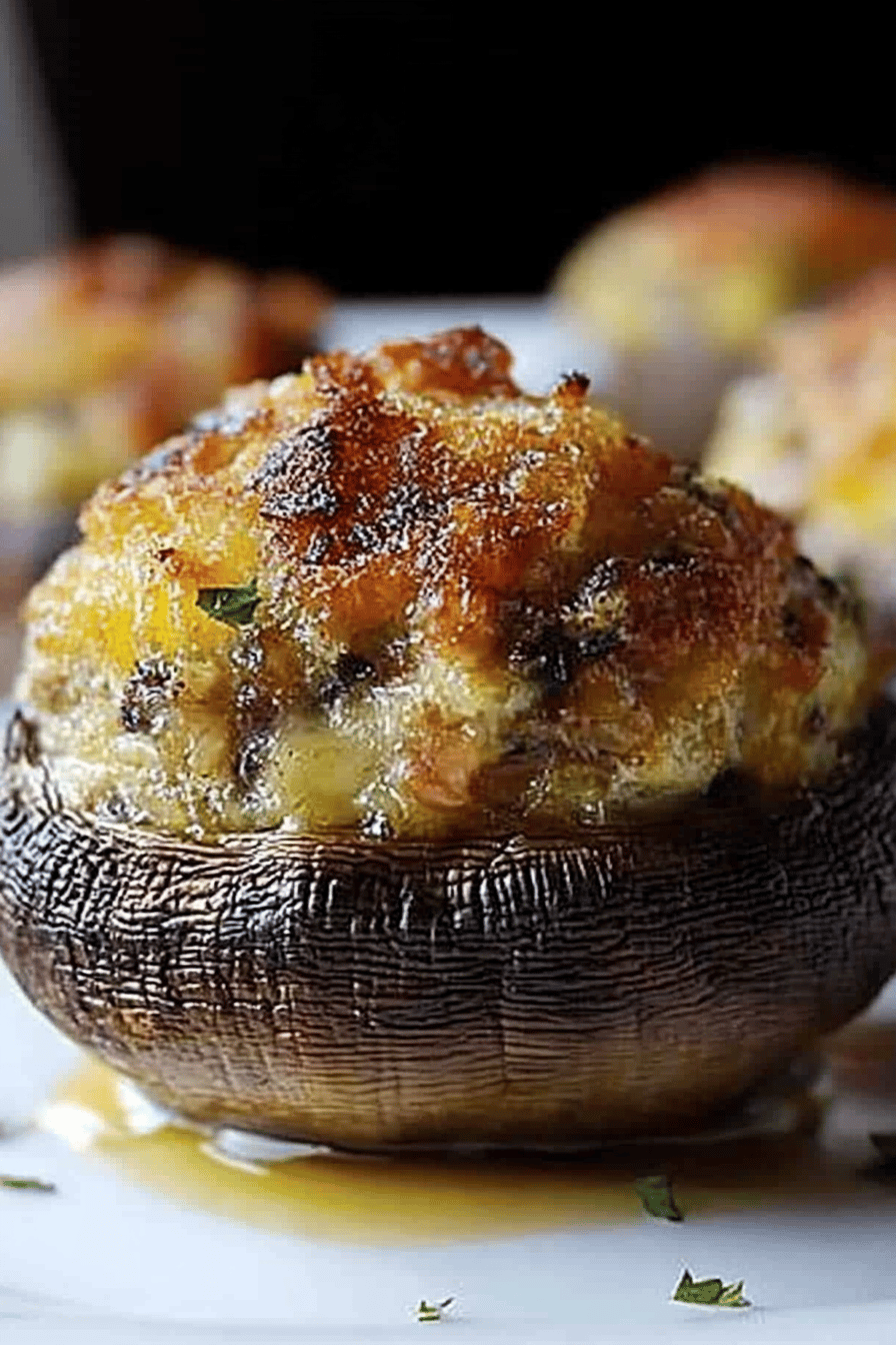 Easy Stuffed Mushrooms Recipe ingredients