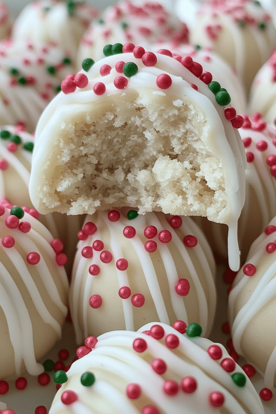 Easy Sugar Cookie Truffles Recipe