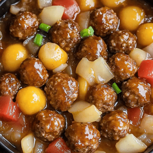 Easy Sweet and Sour Meatballs Recipe
