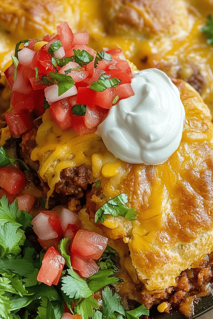 Easy Taco Biscuit Bake Recipe