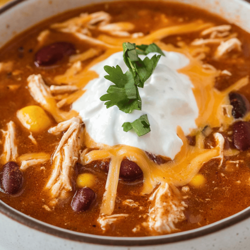 Easy Taco Ranch Chicken Chili Recipe