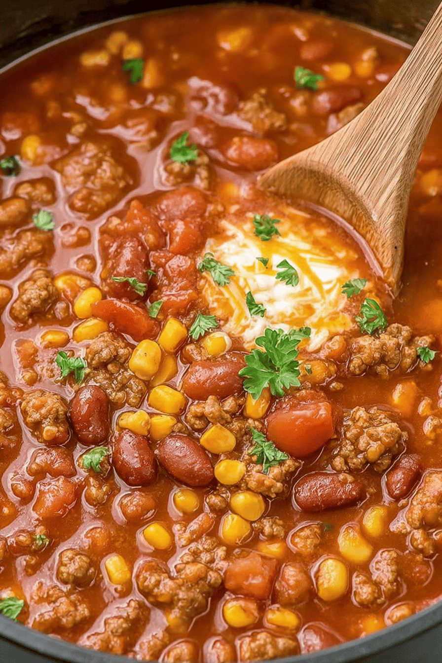 Easy Taco Soup Recipe Final Dish Presentation