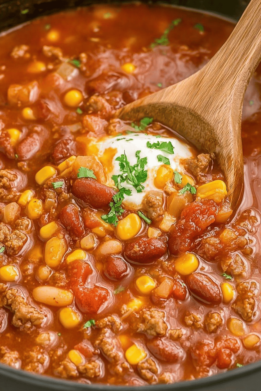Easy Taco Soup Recipe ingredients