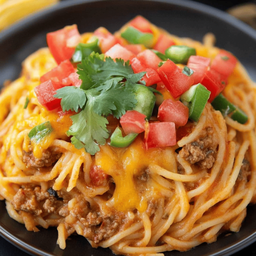 Easy Taco Spaghetti Recipe