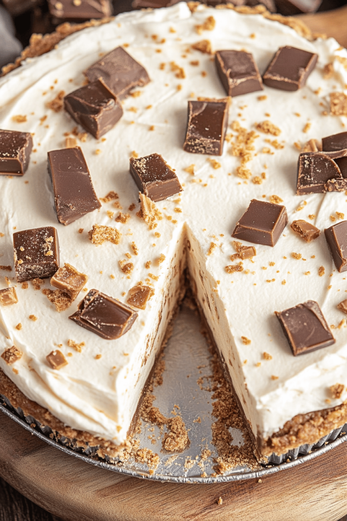 Easy Toffee Cheesecake Pie Recipe