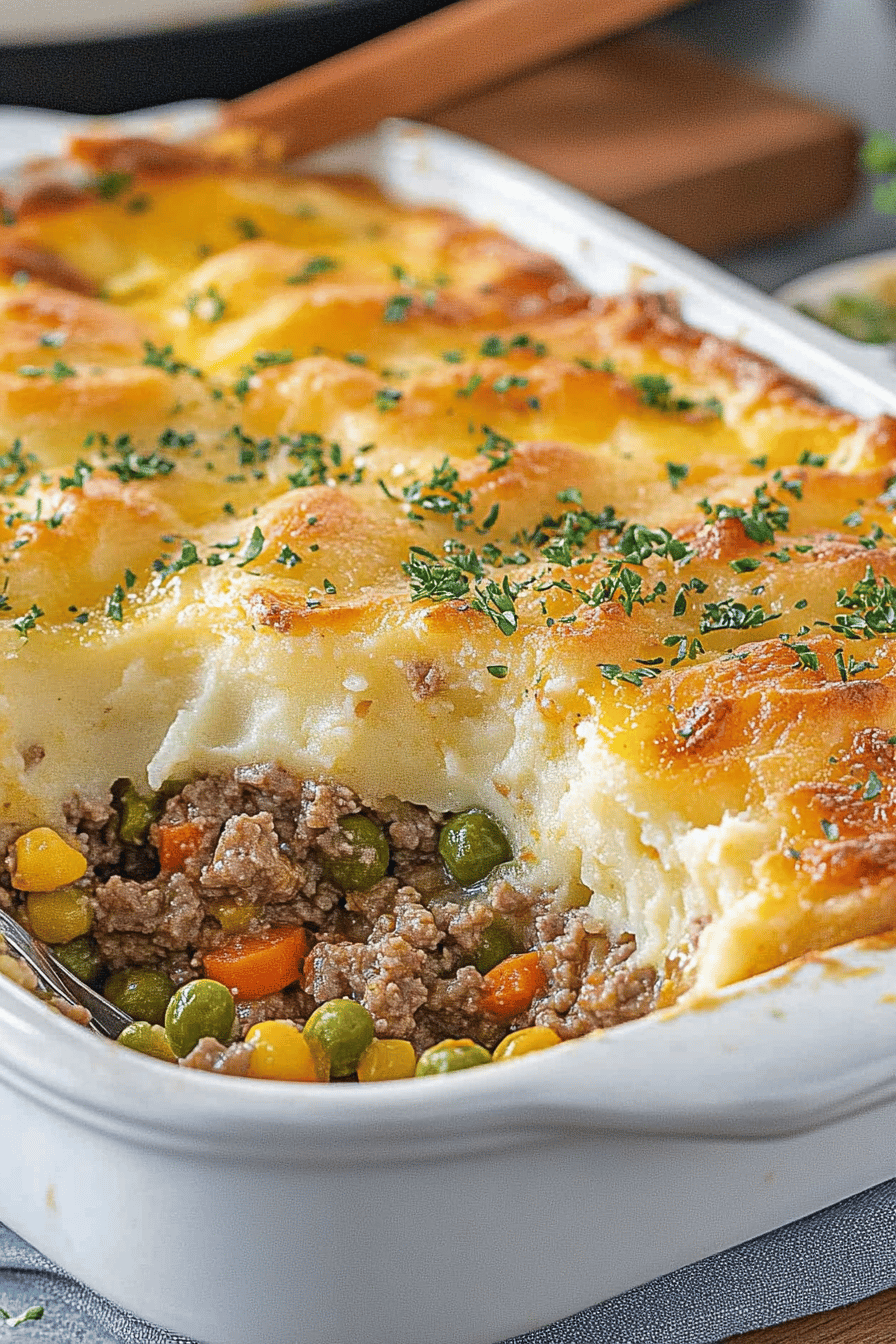 Easy Traditional Cottage Pie Casserole Recipe