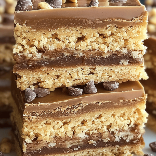 Easy Triple Layer Cracker Toffee Bars